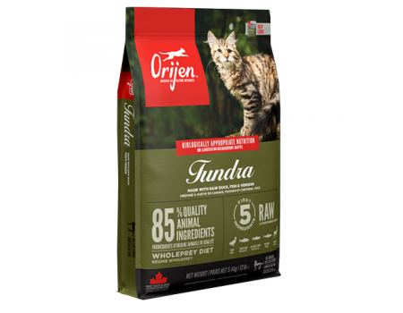 Orijen Tundra Cat Сухой корм для кошек с уткой и рыбой 5.4KG