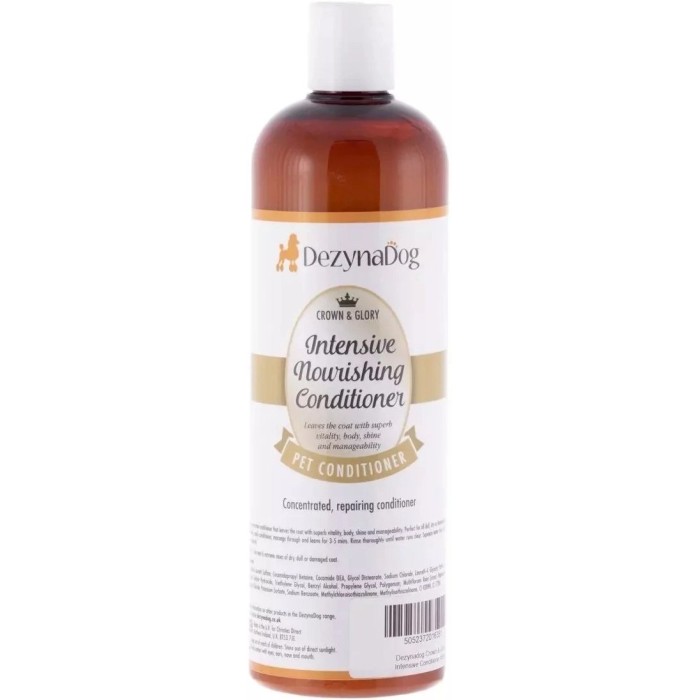 Кондиціонер Dezynadog Crown & Glory Intensive, живить, зберігає, зволожує, відновлює шерсть, для всіх порід собак, 450 мл