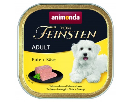 Корм влажный для собак Animonda Vom Feinsten Adult, с индейкой и сыром, 150 г