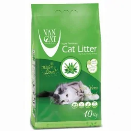 Van Cat Алое Віра - Наповнювач бентонітовий для котячого туалету 10 кг..