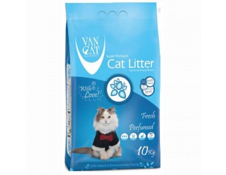 Van Cat Fresh Свежесть - Наполнитель бентонитовый для кошачьего туалета, 10 кг