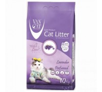 Van Cat Лаванда - Наполнитель бентонитовый для кошачьего туалета, 10 к..