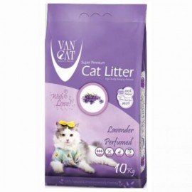 Van Cat Лаванда - Наповнювач бентонітовий для котячого туалету, 10 кг..