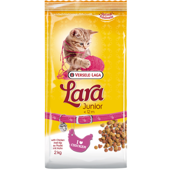 Lara Junior ЛАРА ДЖУНІОР сухий преміум корм для кошенят, 2 кг.