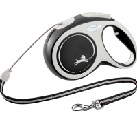 Повідець-рулетка Flexi NEW Comfort M, трос 8 м/до 20 кг, чорний..