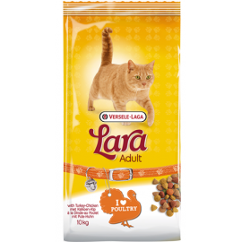 Lara Poultry ЛАРА КУРИЦА сухой корм для активных котов и кошек , 10 кг..