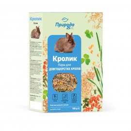 Корм Природа «Кролик+біотин» Для декоративних кроликів 0,5 кг..