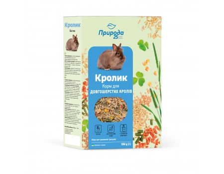 Корм Природа «Кролик + биотин» Для декоративных кроликов  0,5 кг 