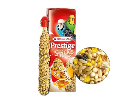 Versele-Laga Prestige Sticks Budgies Honey ВЕРСЕЛЕ-ЛАГА С МЕДОМ лакомство для волнистых попугаев , 2*30 гр