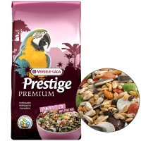 Versele-Laga Prestige Premium Parrots ВЕРСЕЛЕ-ЛАГА ПРЕСТИЖ ПРЕМИУМ КРУПНЫЙ ПОПУГАЙ полнорационный корм для крупных попугаев, 15 кг.