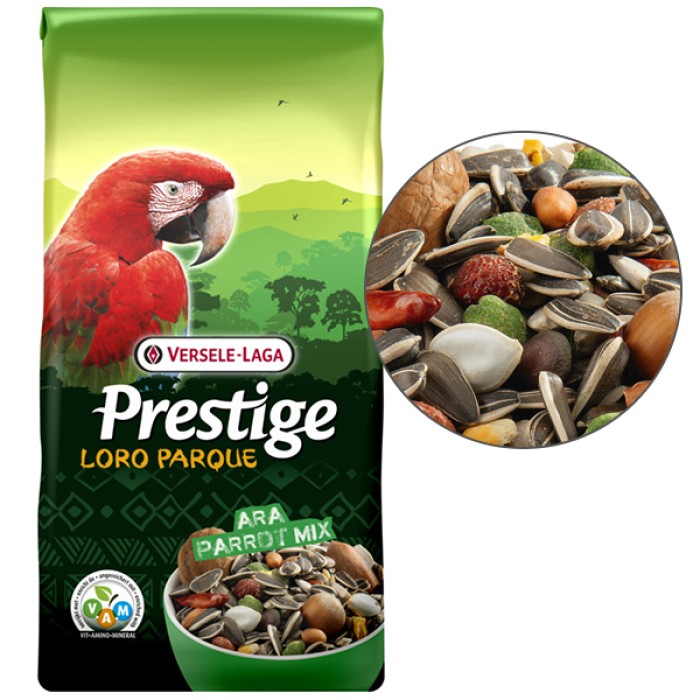 Versele-Laga Prestige Loro Parque Ara Parrot Mix ВЕРСЕЛЕ-ЛАГА АРА ПАПУГАЙ повнорационний корм для великих папуг, 15 кг.