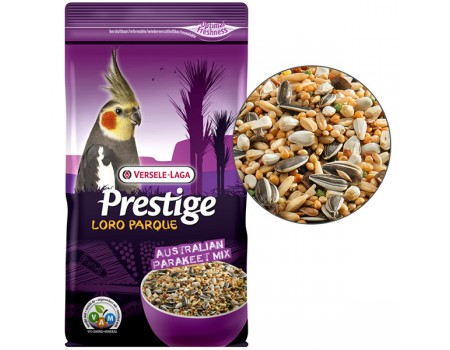 Versele-Laga Prestige Premium Loro Parque Australian Parakeet Mix ВЕРСЕЛЕ-ЛАГА АВСТРАЛИЙСКИЙ ДЛИННОХВОСТЫЙ ПОПУГАЙ полнорационный корм для попугаев, 1 кг.
