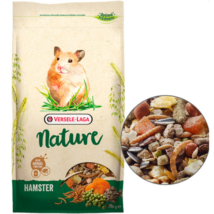 Versele-Laga Nature Hamster ВЕРСЕЛЕ-ЛАГА НАТЮР ХАМСТЕР суперпремиум корм для хомяков, 0.7 кг.