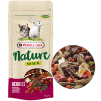 Versele-Laga Nature Snack Berries ВЕРСЕЛЕ-ЛАГА НАТЮР СНЕК ЯГОДЫ дополнительный корм лакомство для кроликов и грызунов, 0.085 кг.