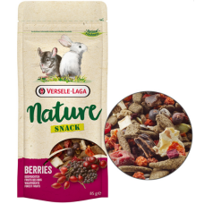 Versele-Laga Nature Snack Berries ВЕРСЕЛЕ-ЛАГА НАТЮР СНЕК ЯГОДЫ дополнительный корм лакомство для кроликов и грызунов, 0.085 кг.