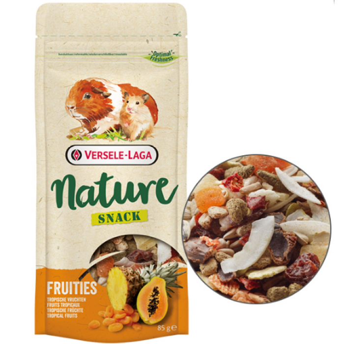 Versele-Laga Nature Snack Fruities ВЕРСЕЛЕ-ЛАГА НАТЮР СНЕК ФРУКТЫ дополнительный корм лакомство для кроликов и грызунов, 0.085 кг.