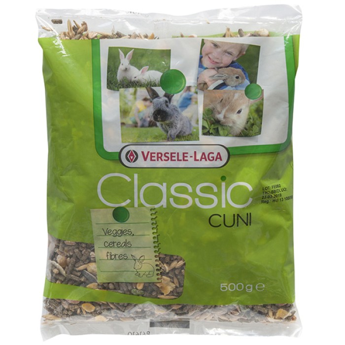 VERSELE-LAGA CLASSIC CUNI ВЕРСЕЛЕ-ЛАГА КЛАССИК КУНИ зерновая смесь корм для КРОЛИКОВ, 500 г