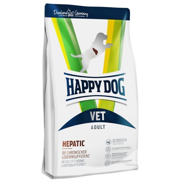 Happy Dog VET Diet Hepatic 4kg сухий дієтичний корм для собак при хронічній печінковій недостатності