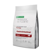 Сухий дієтичний корм Nature's Protection Superior Care Gastrointestinal, при захворюванннях ШКТ дорослих собак, біла риба, 1,5 кг 