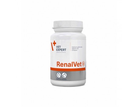 VetExpert RenalVet (РеналВет) - препарат для собак и кошек с симптомами хронической почечной недостаточности 60капс.