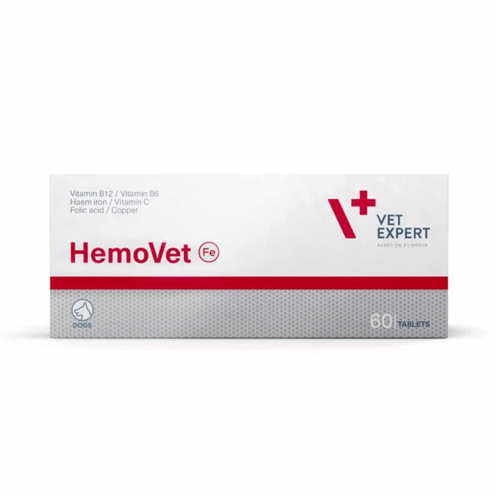 VetExpert HemoVet (ГемоВет) – препарат для собак із симптомами анемії, 60 таб.