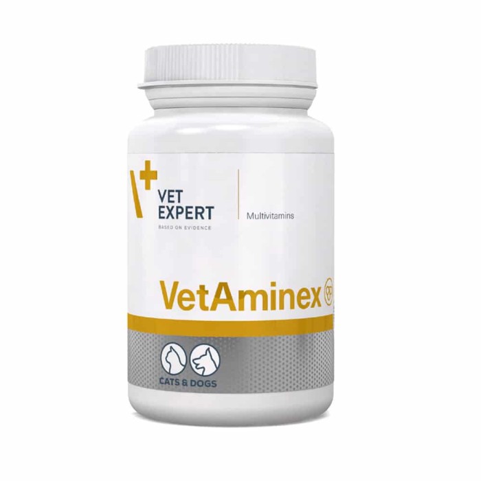 VetExpert VetAminex (ВетАмінекс) - вітамінно-мінеральна добавка для собак та кішок, 60 капс.