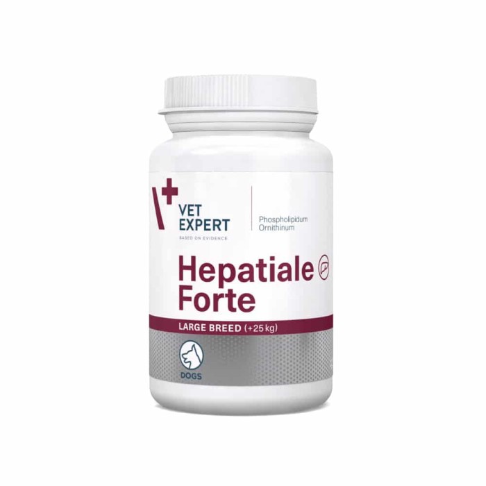 Пищевая добавка Vet Expert Hepatiale Forte Large Breed для поддержания функций печени у собак больших пород, 40 таб.