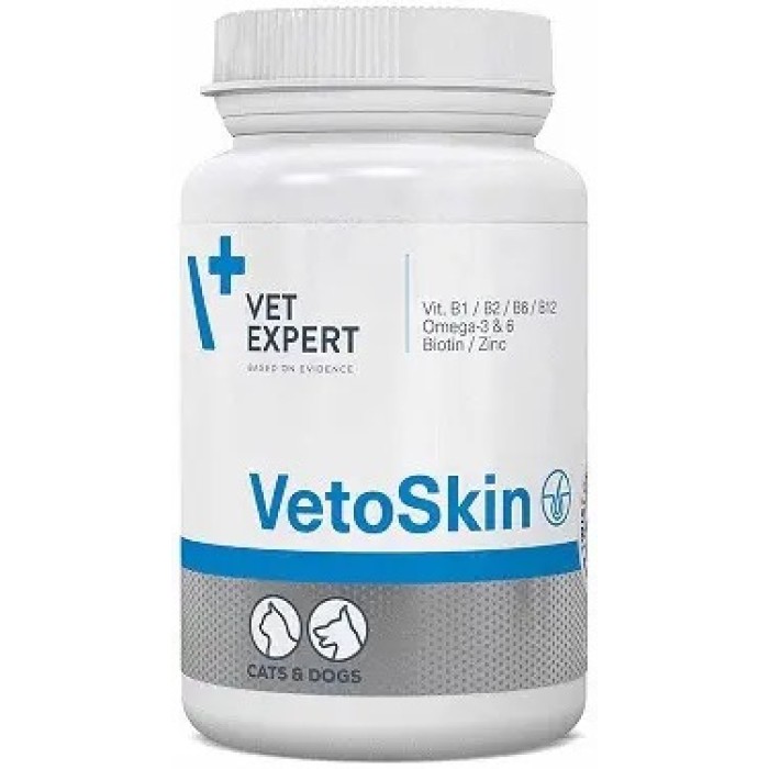 VetExpert VetoSkin (ВетоСкін) для собак і кішок з дерматологічними порушеннями 90капс