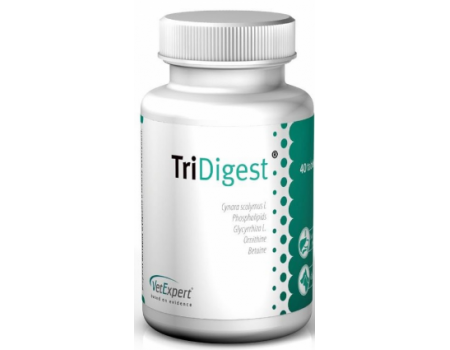 VetExpert TriDigest Тридигест поддержание пищеварения у собак и кошек, 40таб