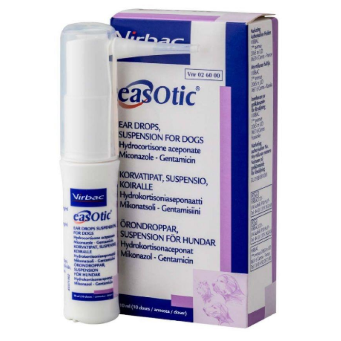 Ізотик (Easotic) краплі для лікування отитів у собак, 10 мл