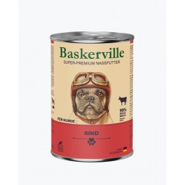 Вологий корм для собак Baskerville Яловичина, 400 г..