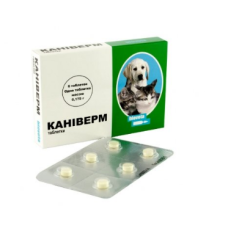 Каніверм - антигельмінтик для цуценят та кошенят 6таб, (1таб на 0,5 – 2 кг) Біовета