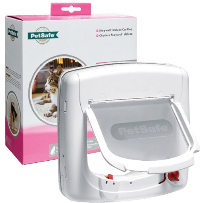 PetSafe Staywell ПЕТСЕЙФ СТЕЙВЕЛ ПРОГРАМ дверцята для котів до 7 кг, з програмним ключем, білий