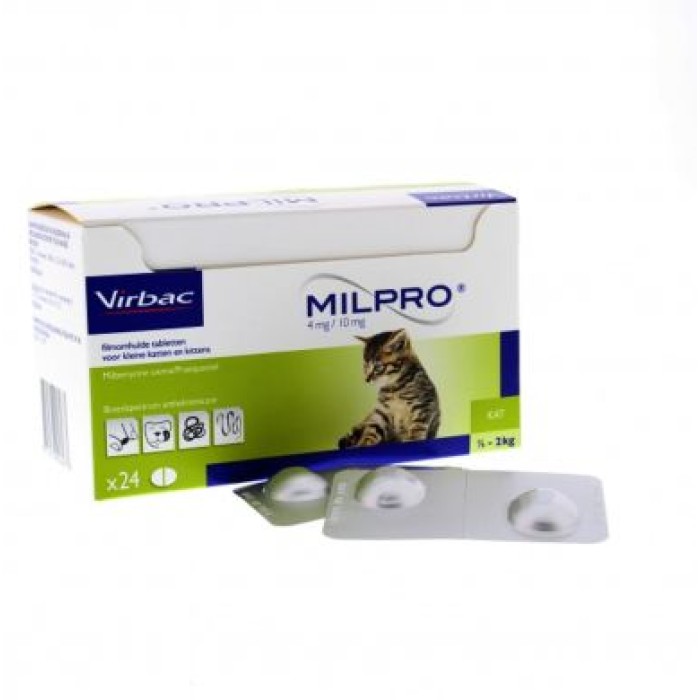 Мілпро Milpro 4 мг/10 мг для кошенят до 2 кг, 1 табл.