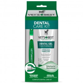 VET`S BEST Dental Care Kit Гель Для Чистки Зубов + зубная щётка 103 мл..