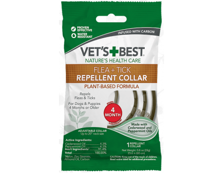 VET`S BEST Flea tick Repellent Collar Ошейник от блох и клещей для собак