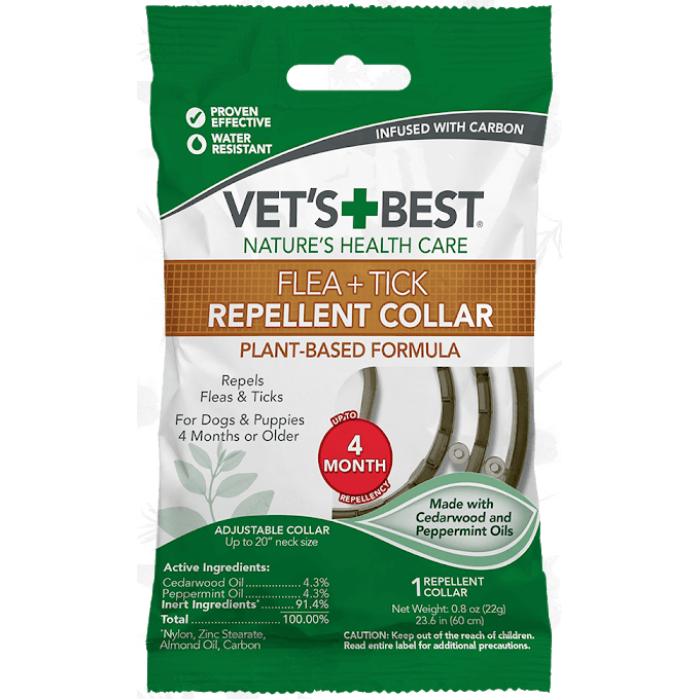 VET`S BEST Flea tick Repellent Collar Ошейник от блох и клещей для собак