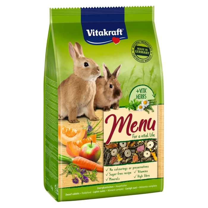 Vitakraft Корм для кролів Menu 500гр