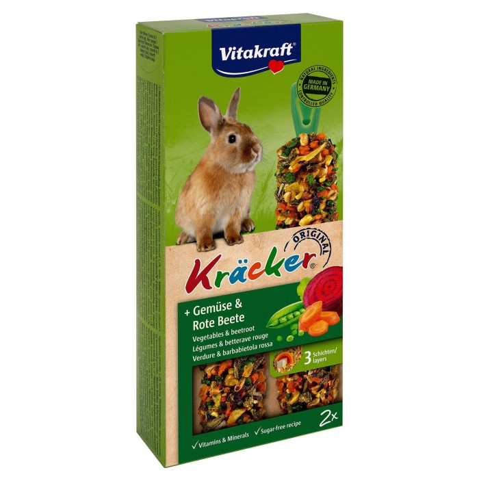 Vitakraft Крекер для кроликів овочевий (2шт)