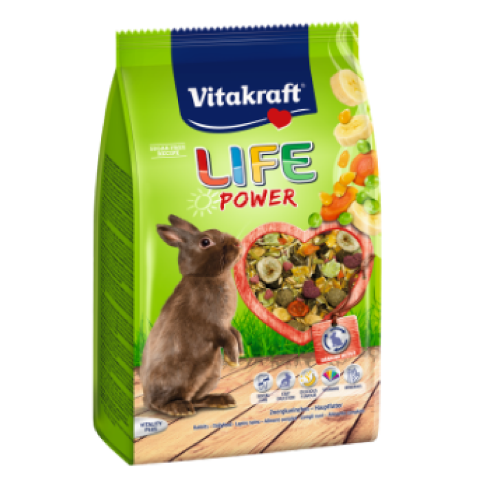 Vitakraft Корм  для кроликов  с бананом Life  600гр