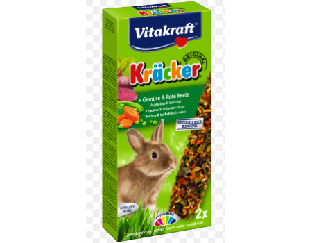 Vitakraft Крекер   для кроликов  овощной  (2шт)