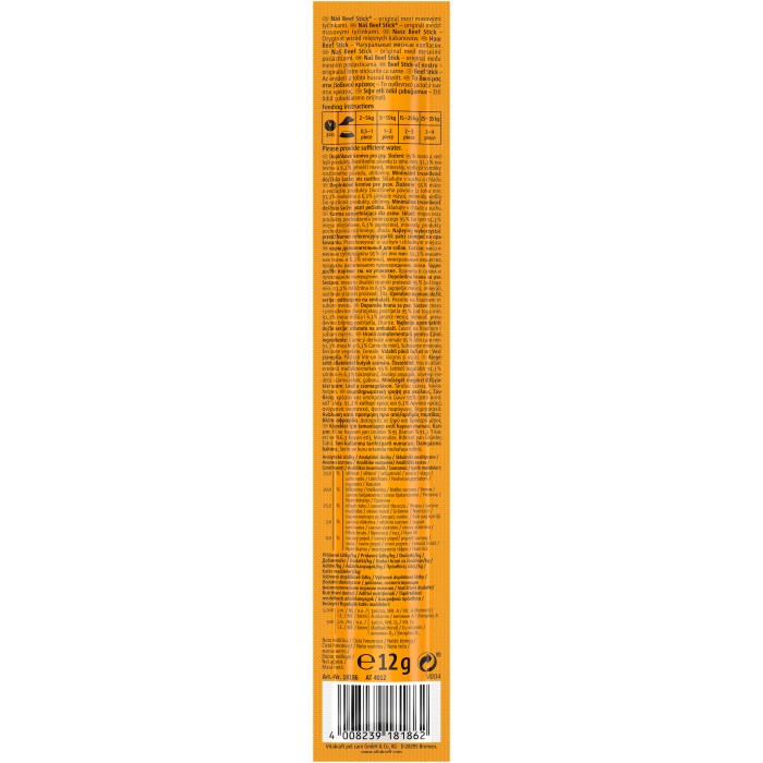 Мясные палочки Vitakraft Beef Stick with lamb, для собак, с бараниной, 12 гр