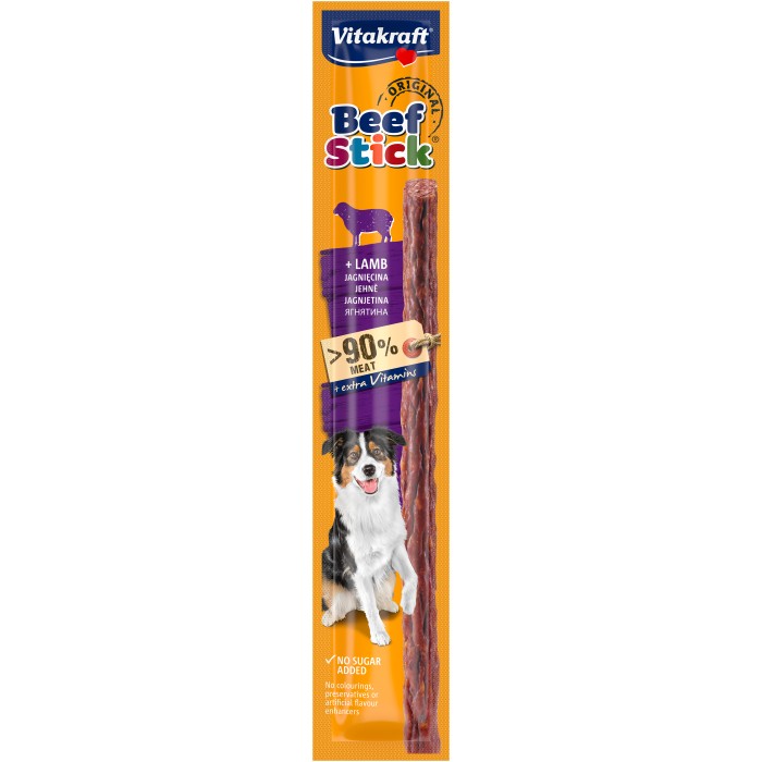 Мясные палочки Vitakraft Beef Stick with lamb, для собак, с бараниной, 12 гр
