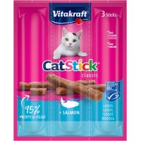 М'ясні палички Vitakraft  Cat Stick Salmon MSC, для котів, з лососем, 3*6 гр