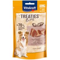 Закуски м'які Vitakraft Treaties Bits Liver Sausage, для собак, з ліверною ковбасою, 120 гр