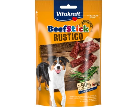 Палочки мясные мини Vitakraft Beef Stick Rustico, для собак, с говядиной, 55 гр