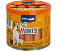Сосиски мини Vitakraft Dog Minis, для собак, без оболочки, беззерновые..