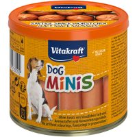 Сосиски міні Vitakraft Dog Minis, для собак, без оболонки, беззернові, 120 гр