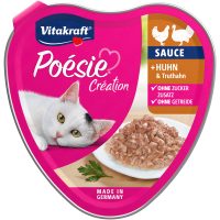 Вологий корм Vitakraft Poesie Creat, для котів, з куркою та індичкою в соусі, 85 г