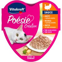 Вологий корм Vitakraft Poesie Creat, для котів, з індичкою та сиром в соусі, 85 г